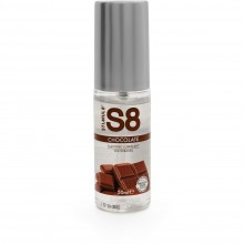 Вкусовой лубрикант «WB Flavored Lube» со вкусом шоколада, объем 50 мл, Stimul8 STF7406choc, из материала Водная основа, 50 мл.