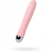 Вибратор с функцией нагрева и пульсирующими шариками «Physics Fahrenheit», силикон, цвет розовый, длина 19 см, бренд ToyFa, длина 19 см.
