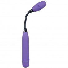 Вибропуля на гнущейся ручке «Mr.Flex», цвет фиолетовый, Orion 0578444, длина 6 см.