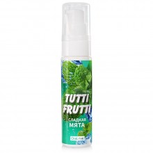 Съедобная гель-смазка «Tutti-Frutti OraLove» для орального секса со вкусом сладкой мяты, 30г, 30011, из материала Водная основа, 30 мл.