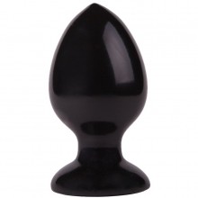 Черная анальная пробка Lovetoy MAGNUM 8, диаметр 5.7, 420800ru, бренд LoveToy А-Полимер, из материала ПВХ, цвет Черный, длина 11.5 см.