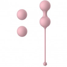 Набор вагинальных шариков со смещенным центром тяжести «Diva Tea Rose», цвет розовый, Lola Toys 3012-01lola, бренд Lola Games, коллекция Love Story, длина 17.8 см.
