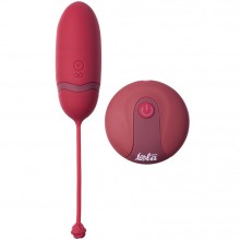 Перезаряжаемое виброяйцо на пульте ДУ «Mata Hari Vine Red» из коллекции Love Story от Lola Toys, цвет бордовый, 1800-03lola, бренд Lola Games, из материала Силикон, длина 7.5 см.