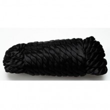 Веревка для связывания черная, Джага-Джага 959-01 BX DD, из материала Нейлон, цвет Черный, 6 м.