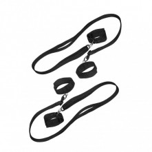 Набор фиксирующих ремней для кровати, цвет черный, Джага-Джага 960-11-2 BX DD, 4 м., со скидкой
