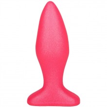 Розовый анальный плаг массажер, длина 11.5 см, 433300, бренд Биоклон, из материала ПВХ, длина 11.5 см.