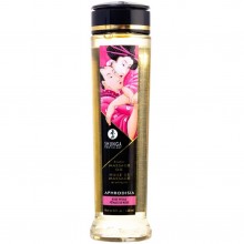 Натуральное массажное масло «Shunga Erotic Massage Oil» с ароматом розы, 240 мл, из материала Масляная основа, 240 мл.