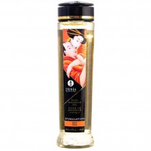 Натуральное массажное масло «Shunga Erotic Massage Oil» с ароматом персика, 240 мл, 1203 SG, из материала Масляная основа, 240 мл.