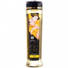 Натуральное массажное масло для тела «Erotic Massage Oil» с ароматом «Моной», 240 мл, Shunga 1213 SG, из материала Масляная основа, 240 мл.