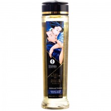 Натуральное массажное масло для тела «Erotic Massage Oil» с ароматом «Ночной цветок», 240 мл, Shunga 1219 SG, из материала Масляная основа, 240 мл.