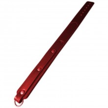 Спанкер «Ремень», красный, Подиум Р1609а, бренд Фетиш компани, из материала Кожа