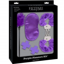 Фиолетовый набор БДСМ аксессуаров «Purple Passion Kit» для начинающих, Pipedream 2025-12 PD, из материала Синтетика
