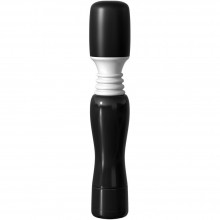 Черный вибромассажер для тела и эрогенных зон «Maxi Wanachi»,, из материала Пластик АБС, длина 22.9 см.