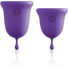 Фиолетовые менструальные чаши «Jimmyjane»,, бренд PipeDream, из материала Силикон