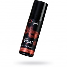 Жидкий вибратор «Sexy Vibe Hot» с разогревающим и вибрирующим эффектом, 15 мл, Orgie 21210, из материала Водная основа, 15 мл.