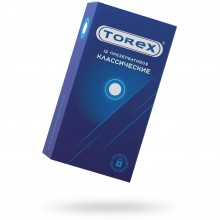 Презервативы классические «Torex №12»,латекс, 12 шт, 00908, цвет Прозрачный, длина 18 см.