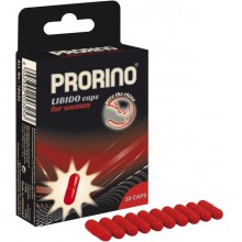 Возбуждающие капсулы для женщин Ero Black Line PRORINO Libido 10 шт, Hot Products 78402