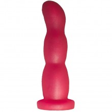 Розовый гелевый массажер простаты, длина 15 см, диаметр 4 см, Биоклон 431000, бренд LoveToy А-Полимер, из материала ПВХ, длина 15 см.