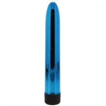 Голубой классический вибратор «Krypton Stix 6» с гладкой поверхностью, длина 15.2 см, диаметр 2.5 см, NMC 110491, длина 15.2 см.
