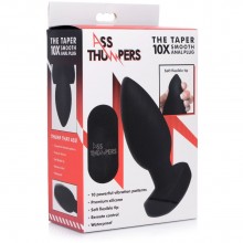         XR Brands The Taper 10x Silicone Vibrating Butt Plug, , AG389,  13 .