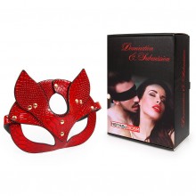 Красная маска для BDSM, Notabu ntb-80648, из материала ПВХ, цвет Красный