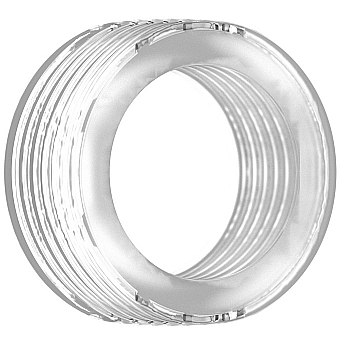 Эрекционное кольцо «SONO №42» черное, внутренний диаметр 3 см, Shotsmedia INSSH-SON042BLK, бренд Shots Media, из материала TPE, длина 4.2 см.