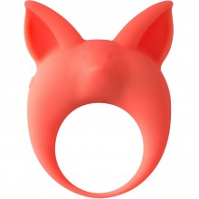 Оранжевое эрекционное кольцо-котенок «Mimi Animals Kitten Kyle», Lola Games 7000-21lola, из материала Силикон, длина 7.8 см.