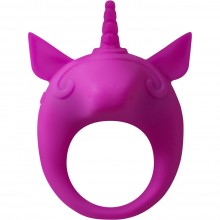 Эрекционное кольцо «Mimi Animals Unicorn Alfie» виде единорога, фиолетовое, Lola Games 7000-16lola, из материала Силикон, длина 8.5 см.