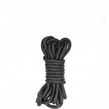 Черная хлопковая веревка «Party Hard Do Not Disturb», 5 метров, Lola Games 1157-01lola, цвет Черный, 5 м.