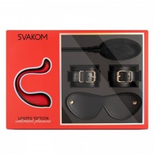 Лимитированный подарочный набор «Unlimited Pleasure», черно-красный, Svakom S99, длина 11.8 см.