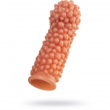 Насадка «Penis Sleeve» с дополнительной стимуляцией в виде пупырышек, TPE, Kokos PS.005-L, длина 16.5 см.