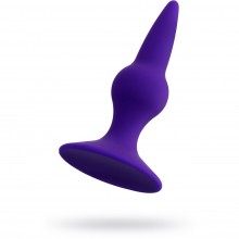Фиолетовая анальная втулка «Klapsy», рабочая длина 8 см, Toyfa 357032, из материала Силикон, длина 10.5 см.