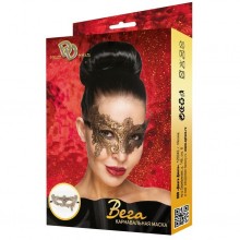 Женская карнавальная маска «Вега», Джага-Джага, цвет Золотой
