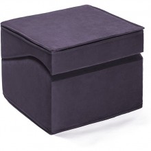 Вельветовая подушка для любви «Liberator Retail Flip Ramp», цвет баклажан, Liberator 14730548, из материала Ткань, цвет Фиолетовый, длина 48 см.