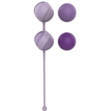 Набор вагинальных шариков «Love Story Valkyrie» разного веса, фиолетовый, Lola Games 3013-03lola, диаметр 2.9 см.