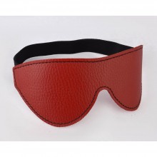 Красная маска из натуральной кожи на черной резинке, Ситабелла 3184-2, бренд СК-Визит, из материала Кожа, цвет Красный