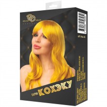 Золотистый парик «Кохэку» с челкой и длинными волосами, Джага-Джага 964-03 BX DD, из материала Синтетика, цвет Золотой, длина 65 см.