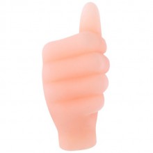 Мастурбатор-кулачок телесного цвета, бренд Baile, из материала ПВХ, длина 13 см.