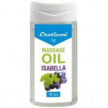 Массажное масло «Isabella» с ароматом винограда «Изабелла», 30 мл, Eroticon 34047, 30 мл.