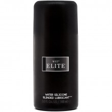 Водно-силиконовый лубрикант «Wet Elite Black» премиального качества, 148 мл, 20764, 148 мл.