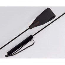 Черный стек с петлеобразной ударной частью «Готика» из натуральной кожи, Ситабелла 3340-1bk, бренд СК-Визит, из материала Кожа