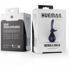 Анальный душ космического цвета «Nebula Bulb» с многонаправленным наконечником, рабочая длина 10.5 см, EDC Wholesale HUE013, бренд EDC Collections, коллекция Hueman, длина 25.4 см.