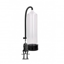 Прозрачная ручная вакуумная помпа «Deluxe Beginner Pump», Shots media PMP003TRA, из материала Пластик АБС, длина 21 см.