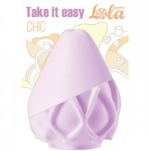 Фиолетовый мастурбатор «Take it Easy Chic Purple», Lola Games 9022-04lola, из материала TPE, длина 7.1 см.