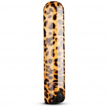 Мощная вибропуля «Nayo» леопардового цвета в стильной косметичке, перезаряжаемая, EDC Wholesale PAN003, бренд EDC Collections, цвет Мульти, длина 9 см.
