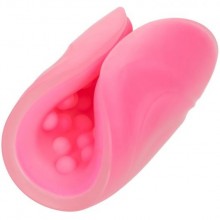 Розовый мастурбатор открытого типа «The Gripper Beaded Grip» с текстурой поверхности в виде бусин, California Exotic SE-0931-05-3, бренд CalExotics, из материала TPE