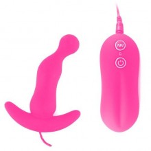 Розовый анальный стимулятор «Balls Style Vibrating Anal Plug», рабочая длина 8.4 см, Howells 89009 pink, длина 10 см.
