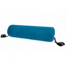 Большая подушка для любви «Liberator Retail Whirl» с креплением для наручников, вельвет, бирюзовая,, из материала Ткань