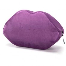 Подушка для любви «Liberator KISS WEDGE», фиолетовая микрофибра, 14439408, цвет Фиолетовый, длина 47 см.