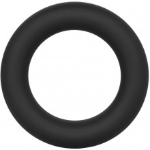 Эрекционное кольцо «Link Up Ultra-Soft Verge», цвет черный, SE-1349-15-3, бренд CalExotics, диаметр 3.75 см.